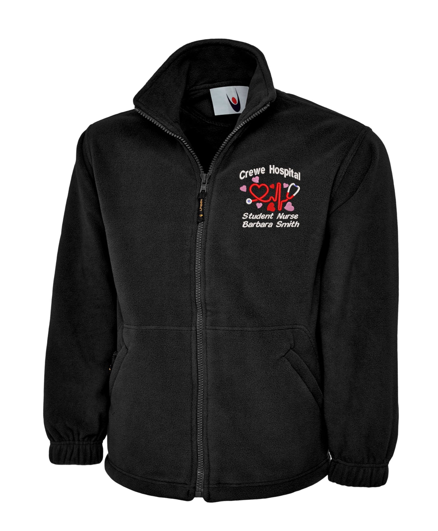 student nurse black fleece