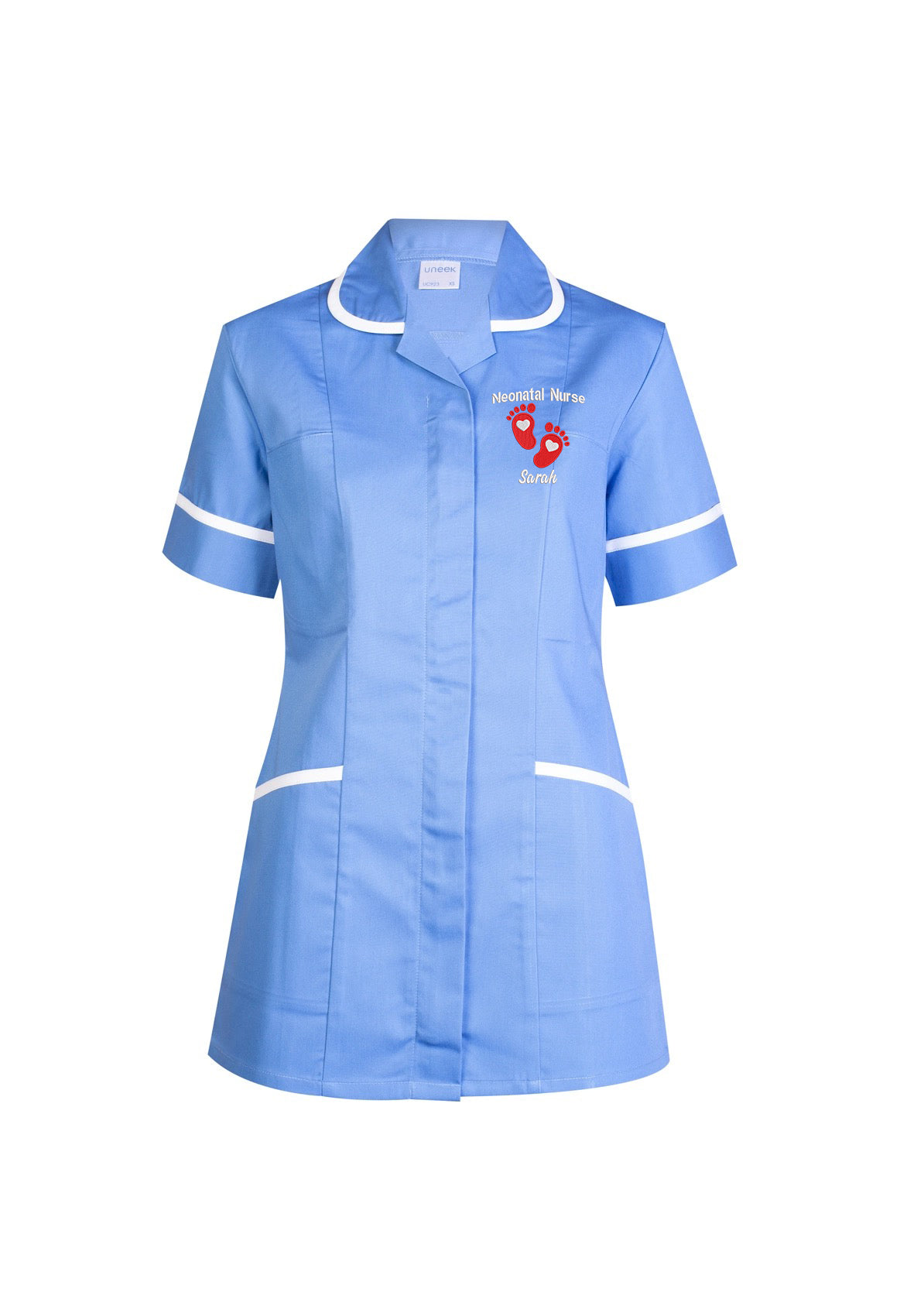 Ladies Neonatal Nurse Hospital Blue Tunic