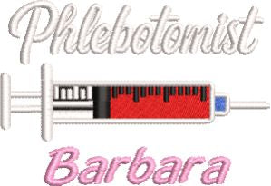 NHS Phlebotomist Fleece | Personalised Embroidered Uniforms UK