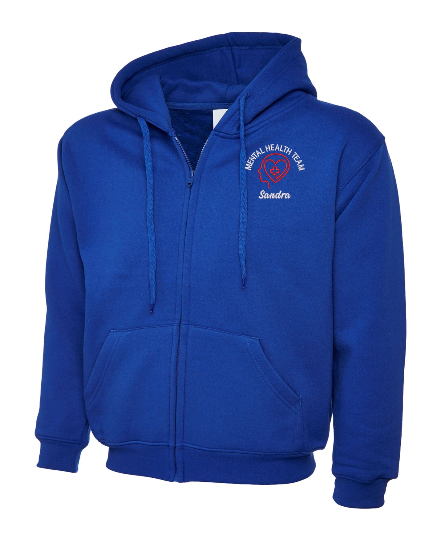 Mental Health Team Zipped Hoodie | Personalised Embroidered NHS Clothing (Copy)