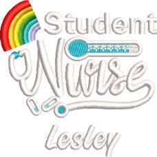 student nurse rainbow badge