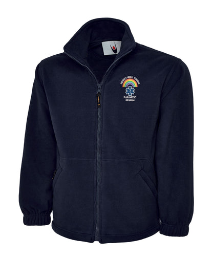 Paramedic Rainbow Fleece Jacket | Embroidered NHS & Ambulance Uniform UK