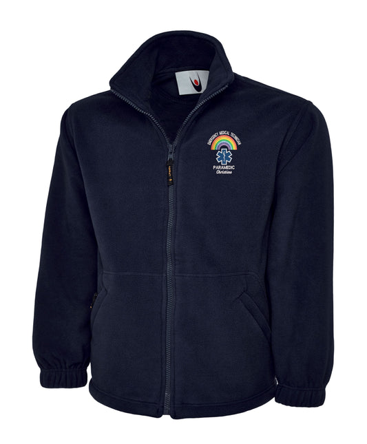 Paramedic Rainbow Fleece Jacket | Embroidered NHS & Ambulance Uniform UK