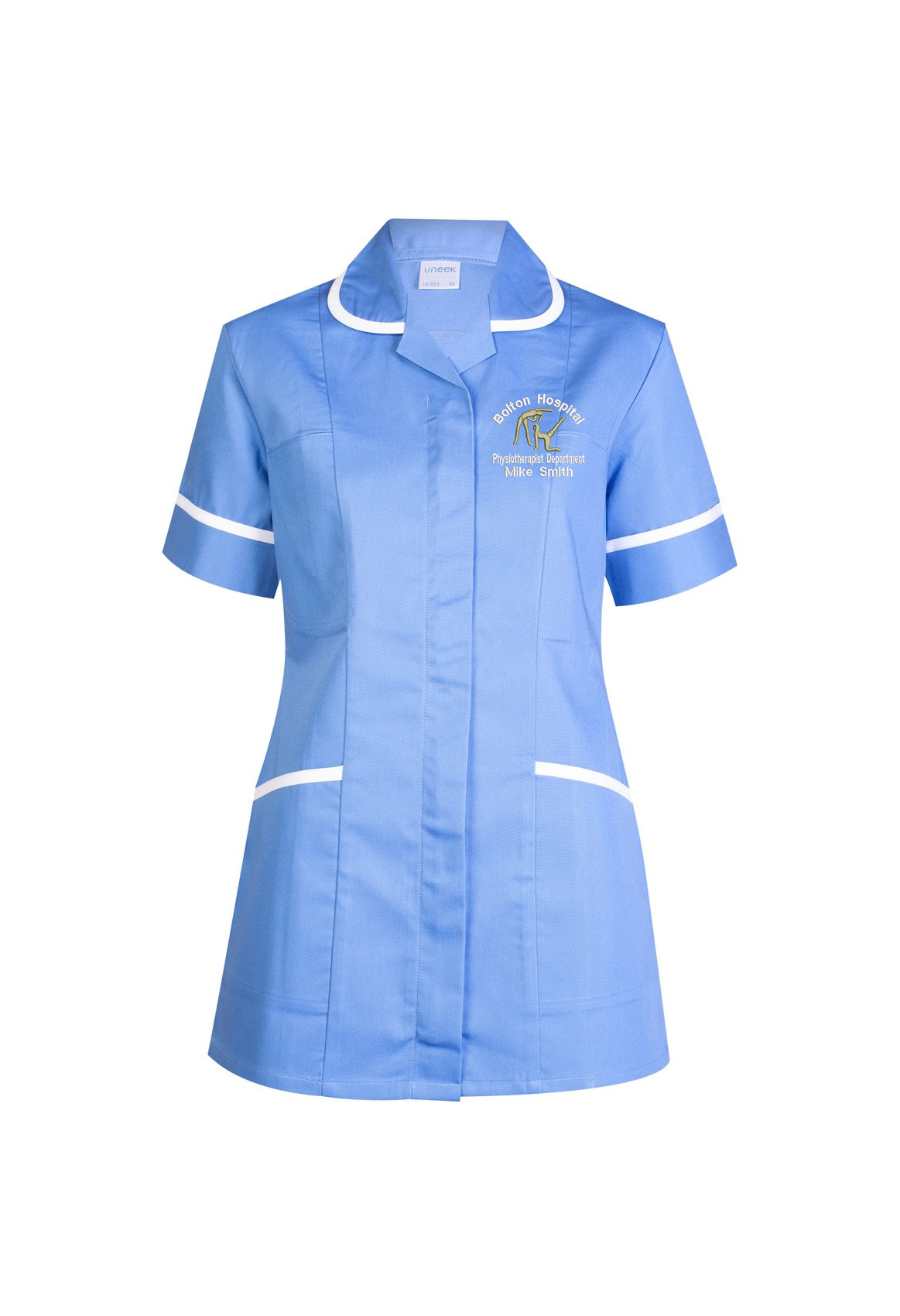 Ladies Physiotherapist Hospital Blue Tunic