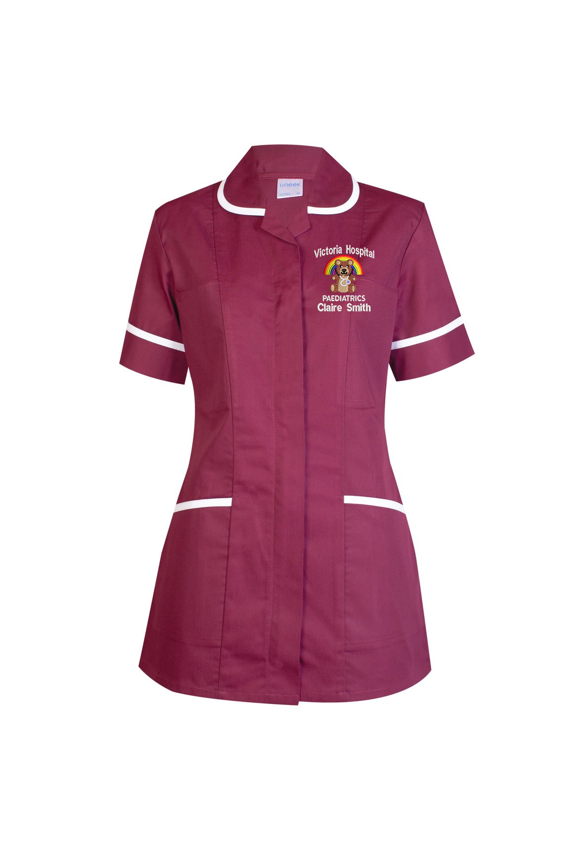 Ladies Paediatrics Maroon Tunic