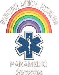 Paramedic Rainbow Fleece Jacket | Embroidered NHS & Ambulance Uniform UK