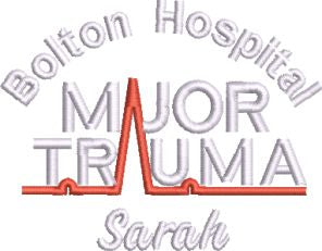 Major Trauma Zipped Hoodie | Personalised Embroidered Major Trauma Hoodie UK