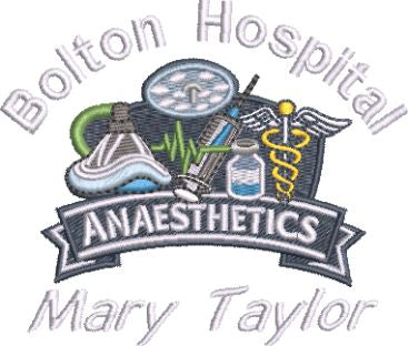 Anaesthetics Fleece | Personalised Embroidered NHS Clothing UK