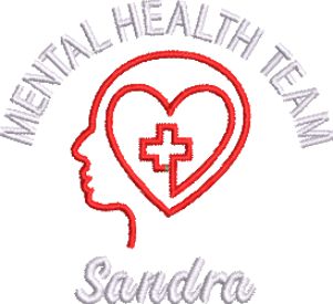 Mental Health Team Zipped Hoodie | Personalised Embroidered NHS Clothing (Copy)