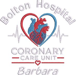 Coronary Care Unit Zipped Hoodie | Personalised Embroidered NHS Clothing UK