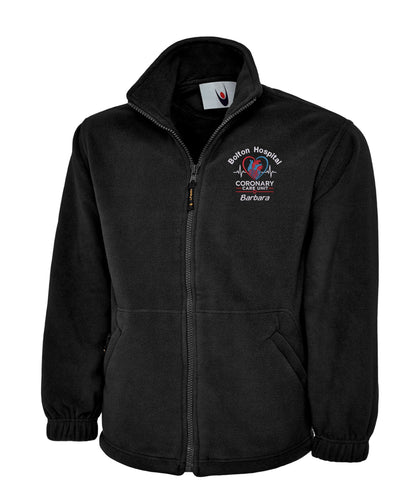 Coronary Care Unit Fleece | Personalised Embroidered NHS Fleece UK