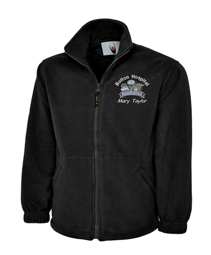 Anaesthetics Fleece | Personalised Embroidered NHS Clothing UK