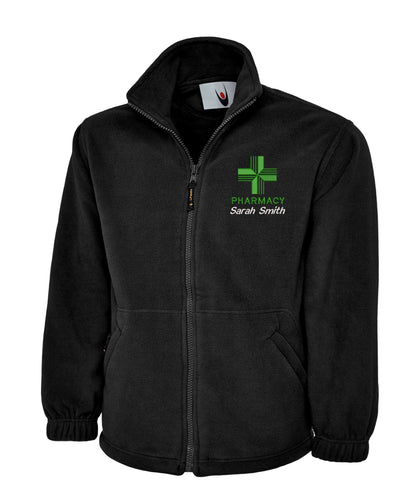 Pharmacy Uniforms UK | Personalised Embroidered Pharmacy Fleece