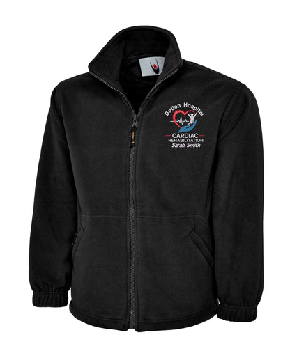Cardiac Rehabilitation Fleece | Personalised Embroidered NHS Clothing UK
