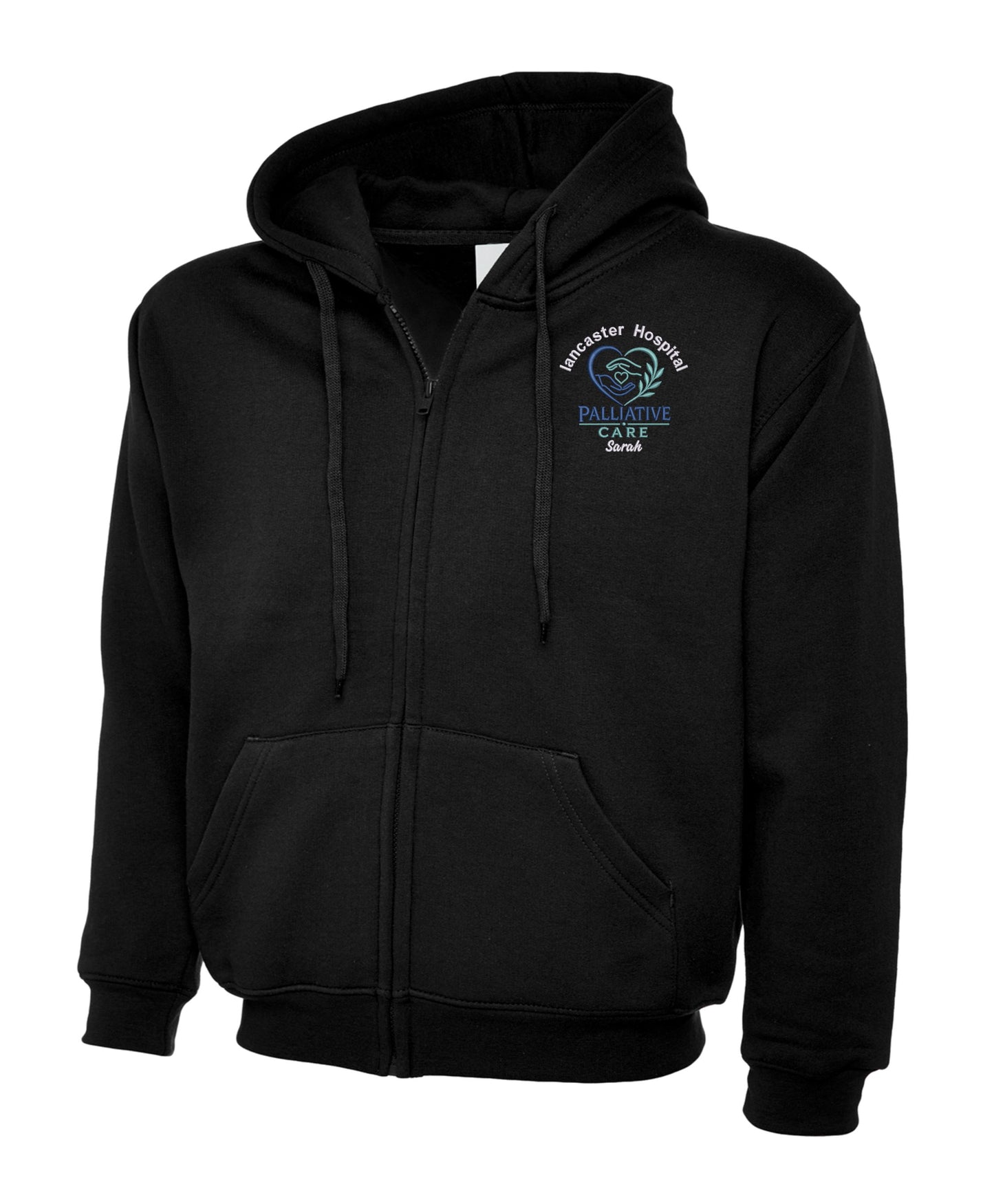 Palliative Care Zipped Hoodie | Personalised Embroidered NHS Clothing UK