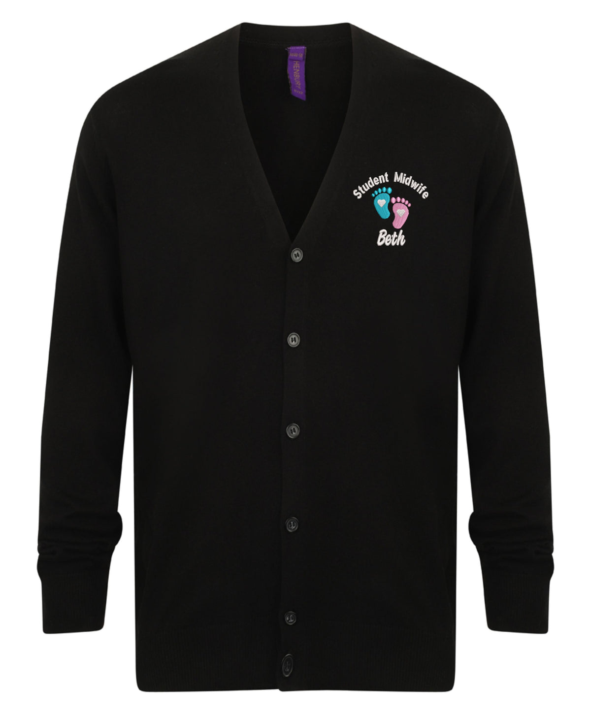 NHS Student Midwife  Henbury Cardigan – Personalised Embroidered Healthcare Workwear | Nurses & NHS Staff (Copy)