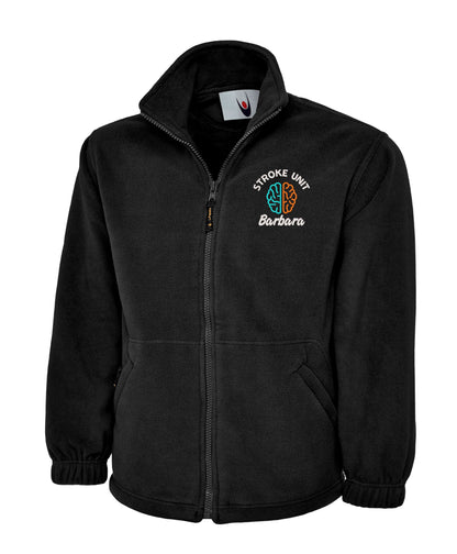 NHS Stroke Unit Fleece Jacket | Personalised Embroidered Stroke Unit Fleece UK