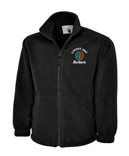 NHS Stroke Unit Fleece Jacket | Personalised Embroidered Stroke Unit Fleece UK