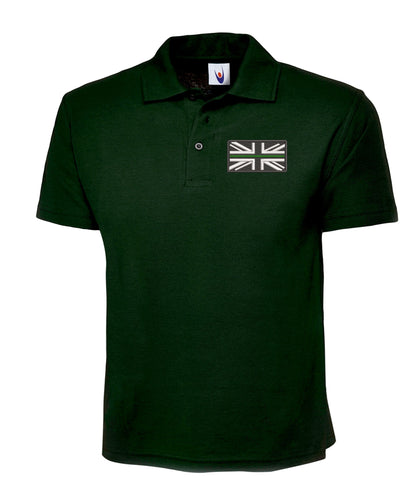 Ambulance Service  Green Line Embroidered Men's Polo Shirt