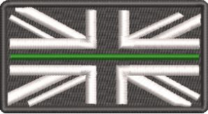 Ambulance Service  Green Line Embroidered Men's Polo Shirt