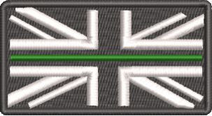 Ambulance Service Green Line Embroidered fleece