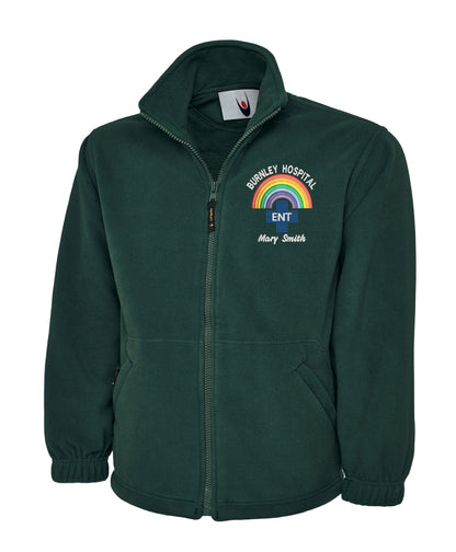 Rainbow E.N.T. Fleece | Personalised Embroidered NHS Healthcare Clothing UK