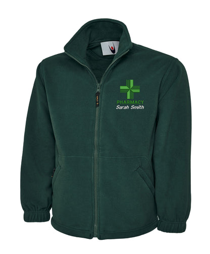 Pharmacy Uniforms UK | Personalised Embroidered Pharmacy Fleece