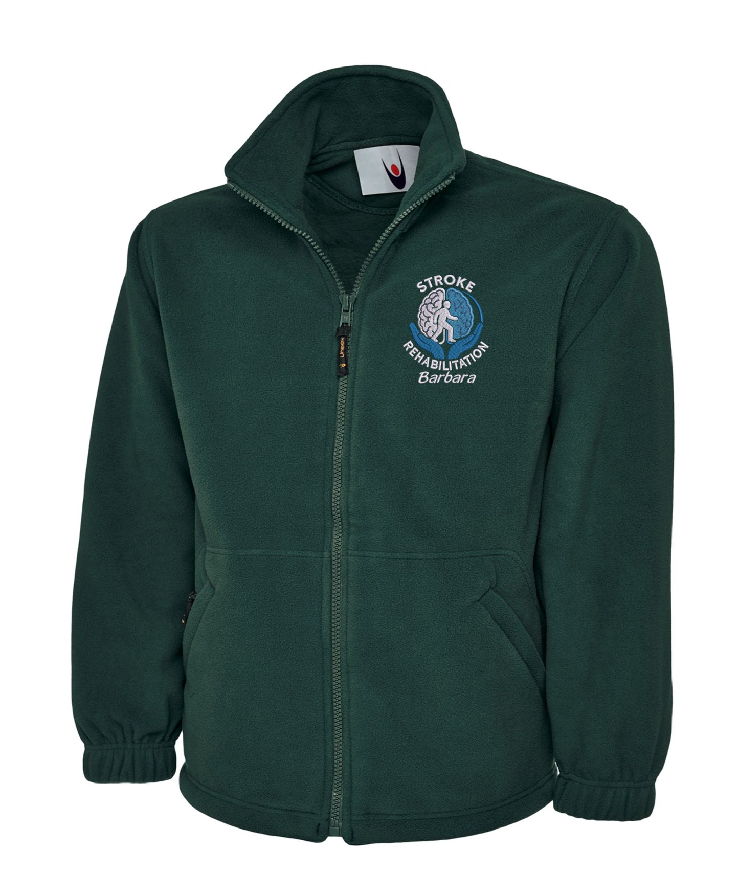 Stroke Rehabilitation Fleece | Personalised Embroidered NHS Clothing UK