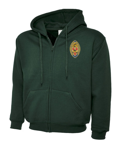 CSP Physiotherapy Zipped Hoodie | Personalised Embroidered Physiotherapy Uniform UK