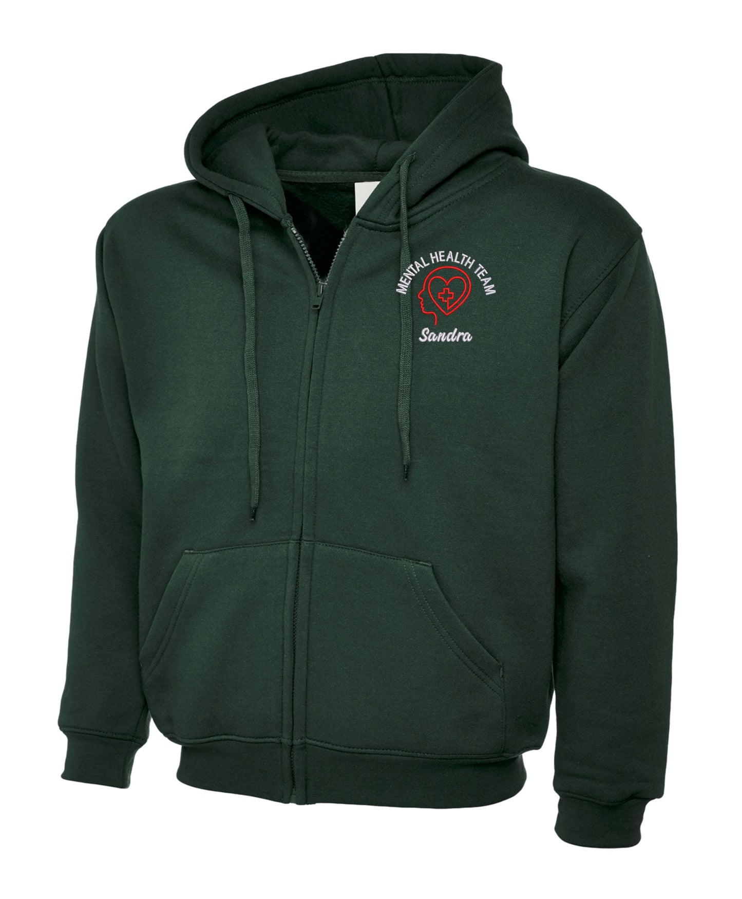 Mental Health Team Zipped Hoodie | Personalised Embroidered NHS Clothing (Copy)
