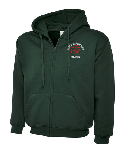 Mental Health Team Zipped Hoodie | Personalised Embroidered NHS Clothing (Copy)