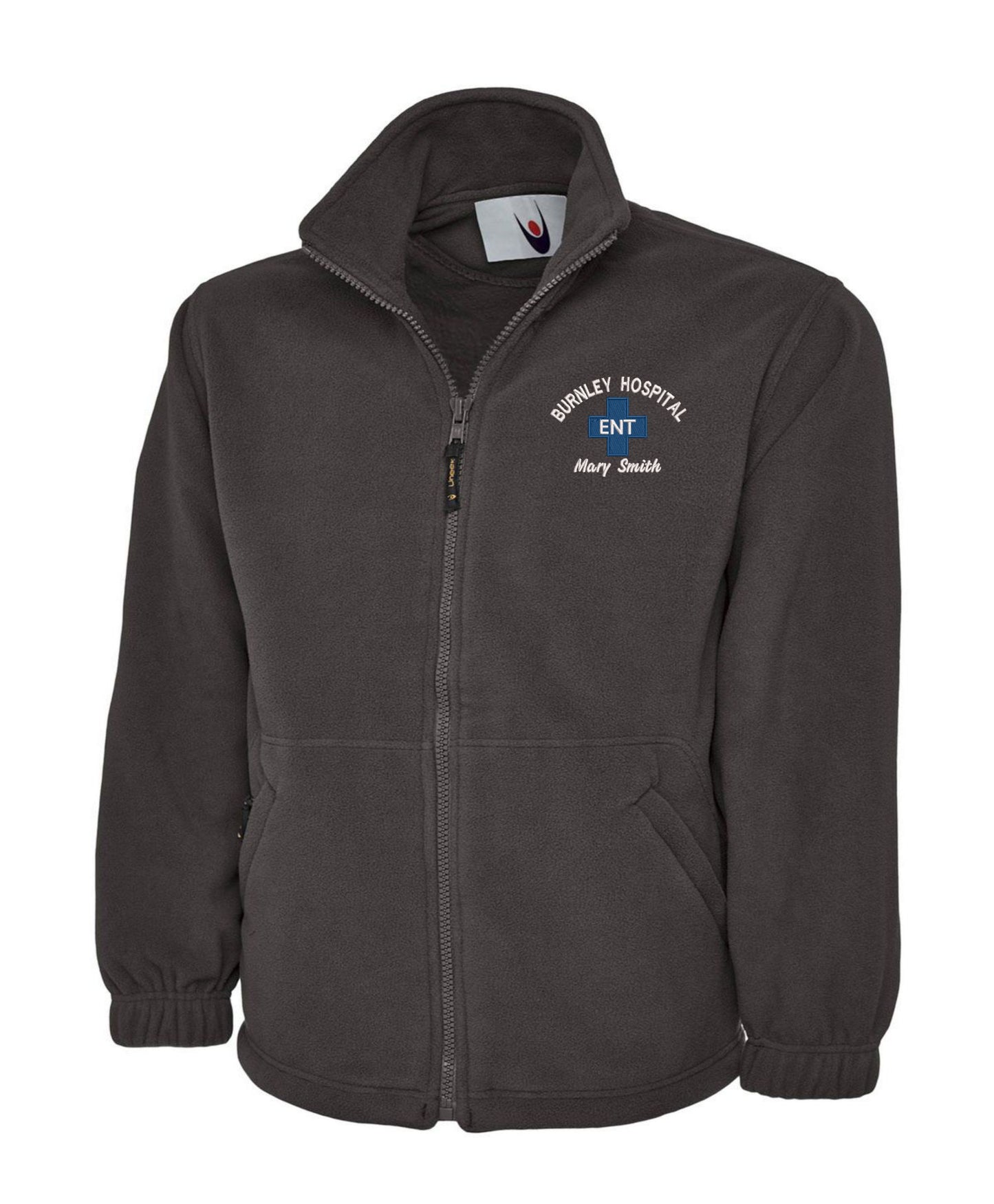E.N.T. Fleece Jacket | Personalised Embroidered NHS Uniform UK