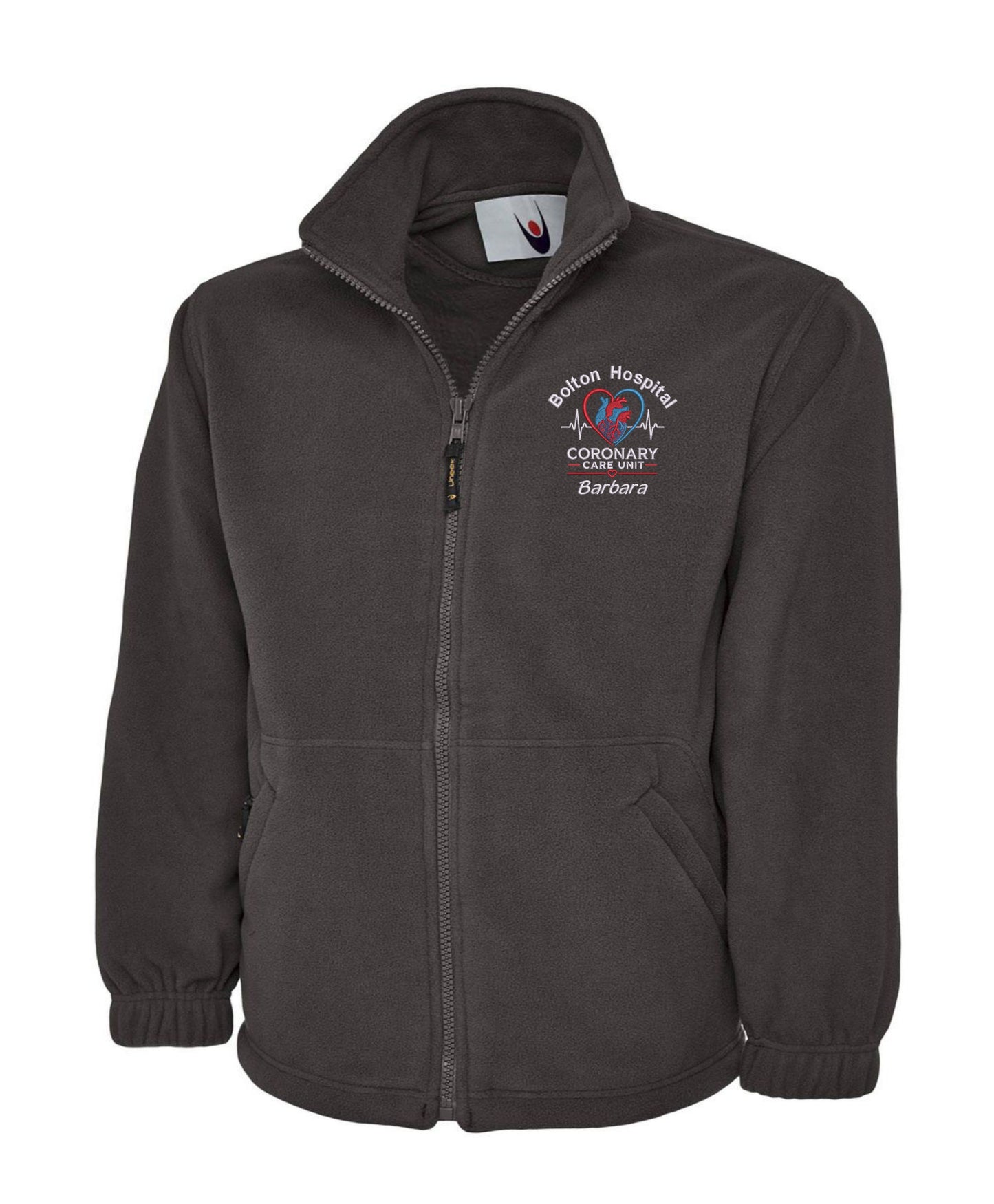 Coronary Care Unit Fleece | Personalised Embroidered NHS Fleece UK