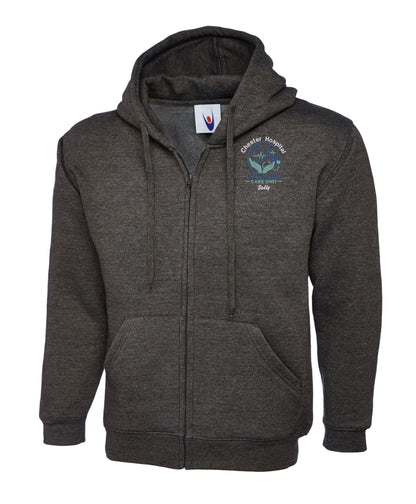 Intensive Care Zipped Hoodie | Personalised Embroidered NHS Clothing UK