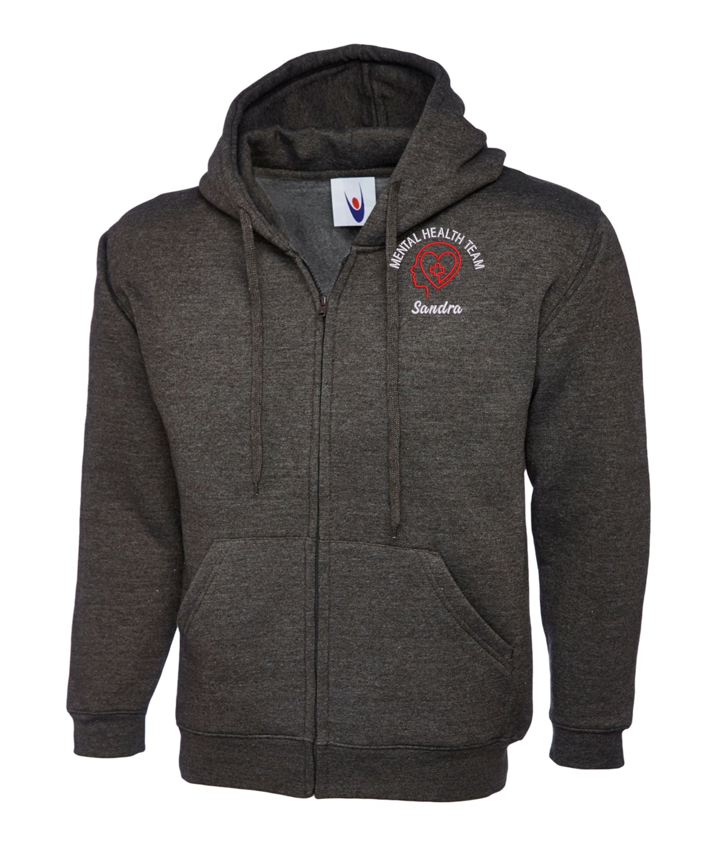 Mental Health Team Zipped Hoodie | Personalised Embroidered NHS Clothing (Copy)