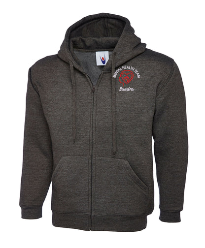 Mental Health Team Zipped Hoodie | Personalised Embroidered NHS Clothing (Copy)