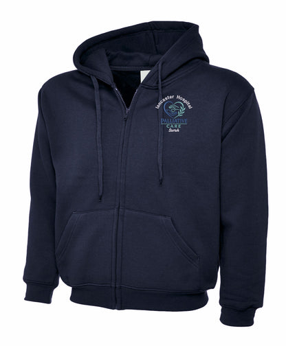 Palliative Care Zipped Hoodie | Personalised Embroidered NHS Clothing UK