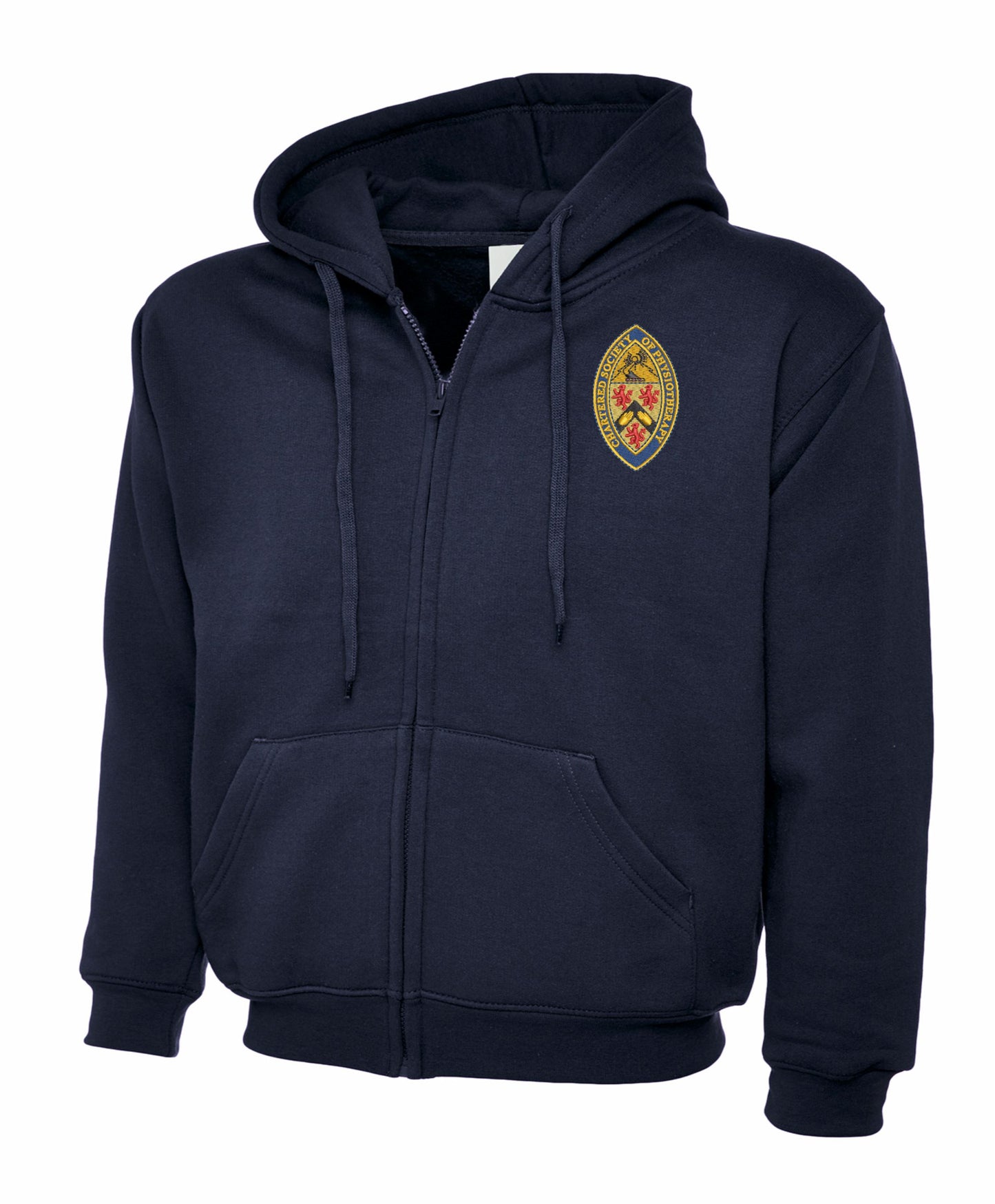 CSP Physiotherapy Zipped Hoodie | Personalised Embroidered Physiotherapy Uniform UK