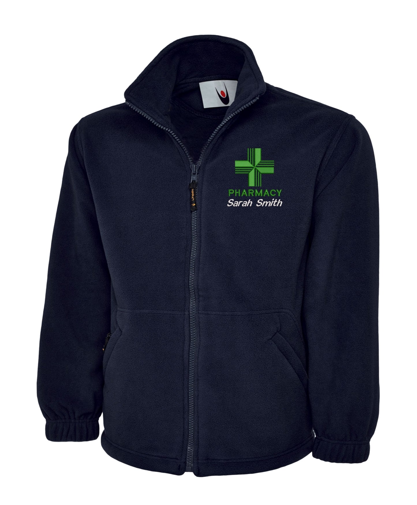 Pharmacy Uniforms UK | Personalised Embroidered Pharmacy Fleece