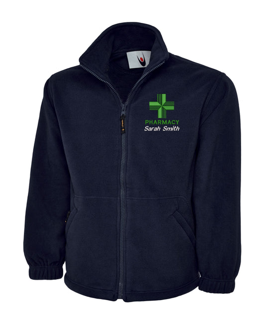 Pharmacy Uniforms UK | Personalised Embroidered Pharmacy Fleece
