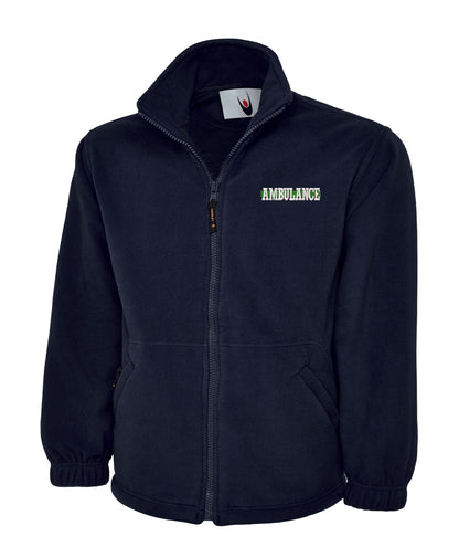 NHS Ambulance Service ,Green Line Ambulance ,Embroidered  Fleece