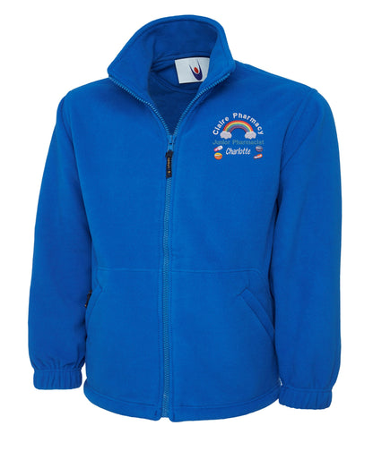 Junior Pharmacist Fleece Jacket | Personalised Embroidered NHS Pharmacy Uniform UK