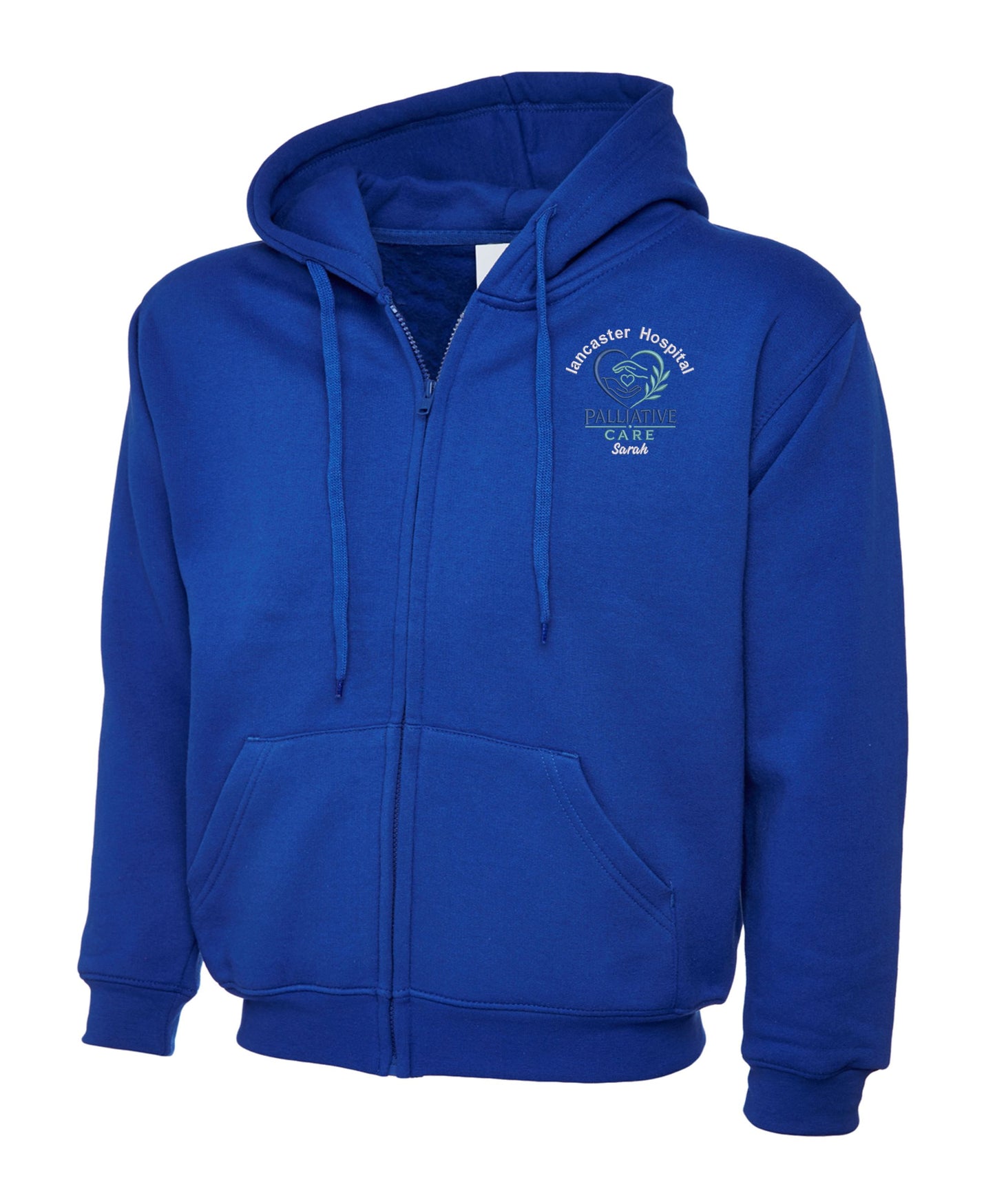 Palliative Care Zipped Hoodie | Personalised Embroidered NHS Clothing UK
